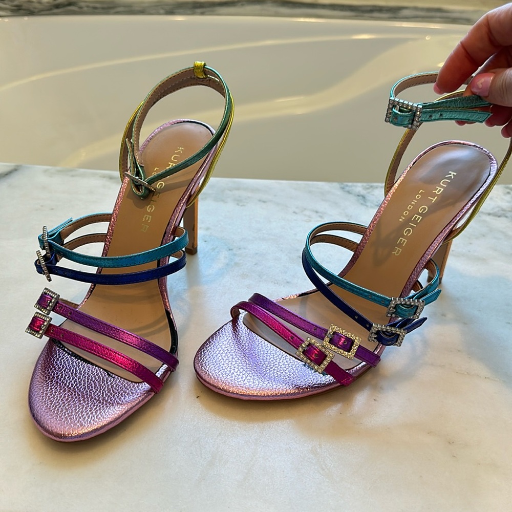 Kurt Geiger Leather Pierra Sandals 95 size 8